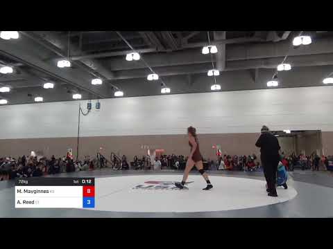 72 Kg Round Of 16 - Morgan Mayginnes, Ks Vs Ashley Reed, Ct