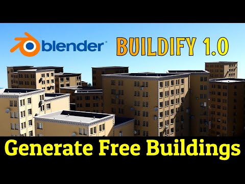 Free Building Generator | Buildify 1.0 | Blender 3.3 Tutorial
