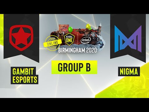 Dota2 - Team Nigma vs. Gambit - Game 2 - ESL One Birmingham 2020 - Group B - EU/CIS