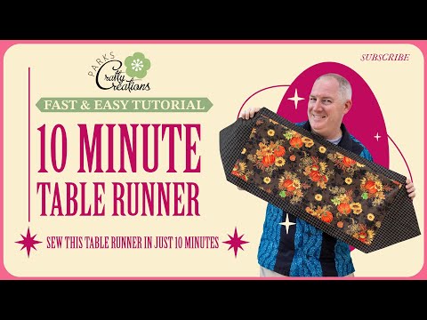 Quick Table Runner Tutorial | Sew This in Just 10 Minutes!