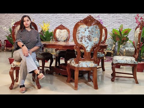 Best Solid Teak Dining Table - Honey Gloss Finish Video