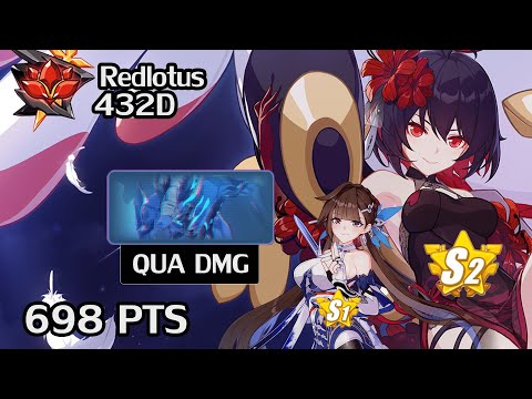 [SEA HI3] Seele Nyx S2 Abyss Redlotus 432D (698pts) (QUA DMG) Ely elf 3* Kosma Boss