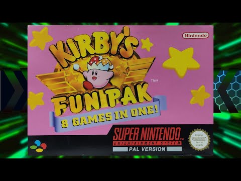 Kirby's Fun Pak (Kirby Super Star). SNES playthrough (All games). Longplay/walkthrough/guide.
