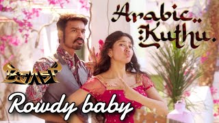 Arabic Kuthu ft Rowdy Baby  Thalapathy Vijay  Dhan