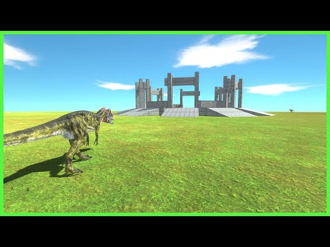 Which Team Can Stop The Cryolophosaurus Attack ? -- Animal Revolt Battle Simulator