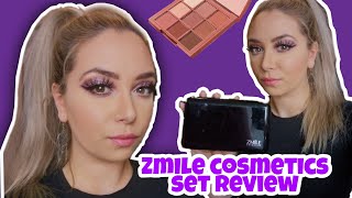 Full makeup using ZMILE COSMETICS set | REVIEW
