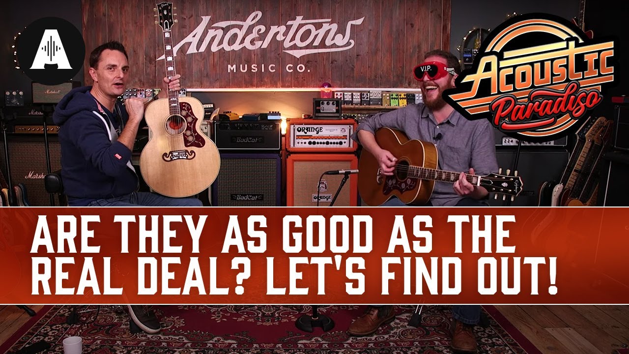Epiphone Inspired By Gibson Acoustic Guitar Blindfold Challenge! - YouTube