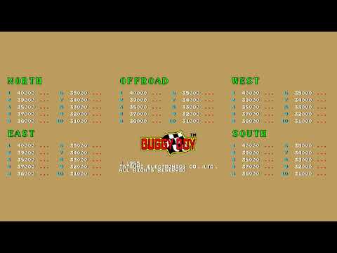 The Best of Retro VGM #1558 - Buggy Boy (Arcade) - Name Entry