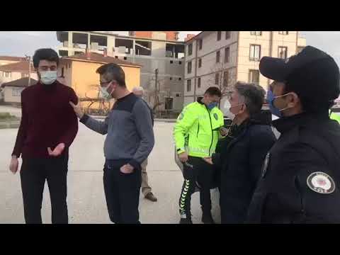 The sentence "They pay your salary with my taxes" infuriated the police