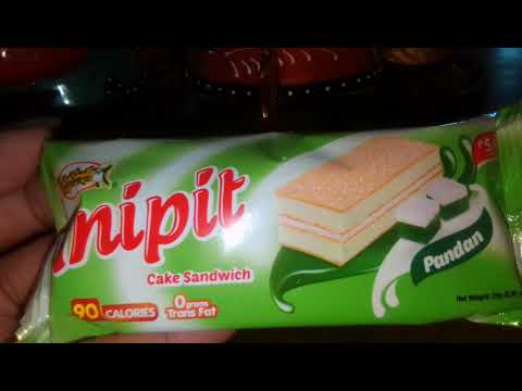 inipit cake sandwich | pandan flavour #shorts