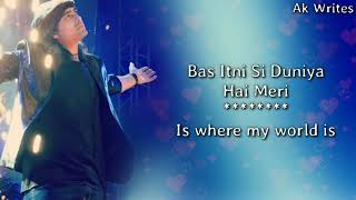 Tum Mere Ho Lyrics With English Translation   Jubin Nautiyal   Hate Story IV