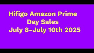 Hifigo Amazon Prime Day Sales  And a Giveaway of a Tanchjim Fission!