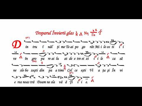 Troparul Învierii - glas 8 