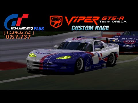 Gran Turismo 2 Plus Custom Race: Dodge Viper GTS-R Team Oreca | Rome Night