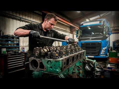 Man RESTORES a Damaged Volvo Truck Engine to PERFECTION! | @truck_tech_channel_razborgruz