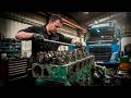 Man RESTORES A Damaged Volvo Truck Engine To PERFECTION Trucks Channel Razborgruz