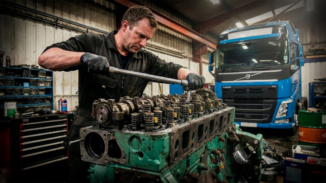 Man RESTORES a Damaged Volvo Truck Engine to PERFECTION! | @trucks_channel_razborgruz
