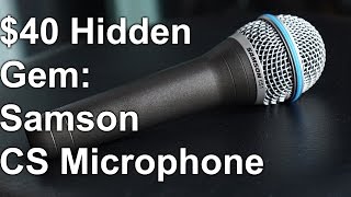 Video thumbnail for Hidden Gem for $40  - Samson CS Microphone by SpectreSoundStudios
