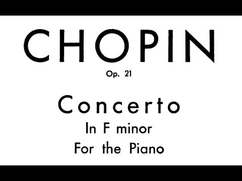 Chopin Piano Concerto No. 2 in f minor, Op. 21 (Zimerman)