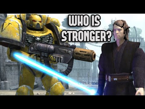 5 Space Marines (Warhammer 40K) vs 5 Jedi Knights (Star Wars) - Who will Survive?