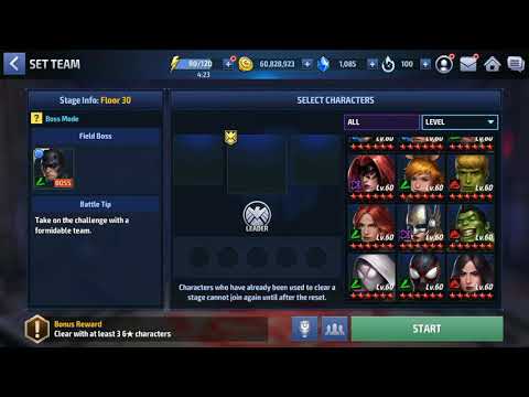 ShadowLand floor 30 marvel future fight