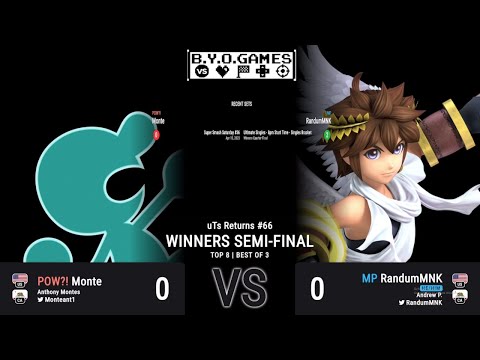UTS #66 | Monte (Mr. Game & Watch) Vs. RandumMNK (Sephiroth) | Top 8 Winners Semi-Final