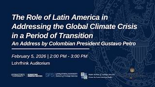 The Role of Latin America in Addressing the Global Climate Crisis in a Period of Transition—English
