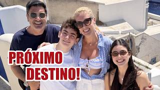 FAMÍLIA EM SANTORINI | Ana Hickmann