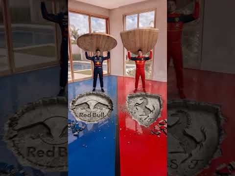 RED 🔴 vs BLUE 🔵: The Ultimate Ferrari vs. Red Bull Epoxy Duel! 🏎️💨 #ferrari #redbull #f1