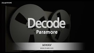 Download lagu Paramore-Decode (Melody) [ZZang KARAOKE] mp3