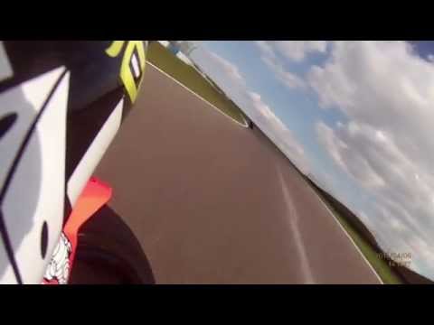 Donington Park Motorcycle crash 07/04/2015 Fast group Cameron Winfield, on Board Paul Stewardson