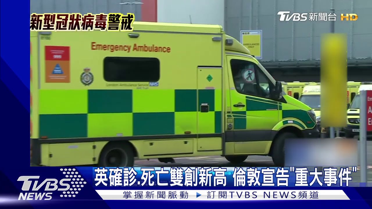 英單日死亡確診創新高　倫敦宣布「重大事件」