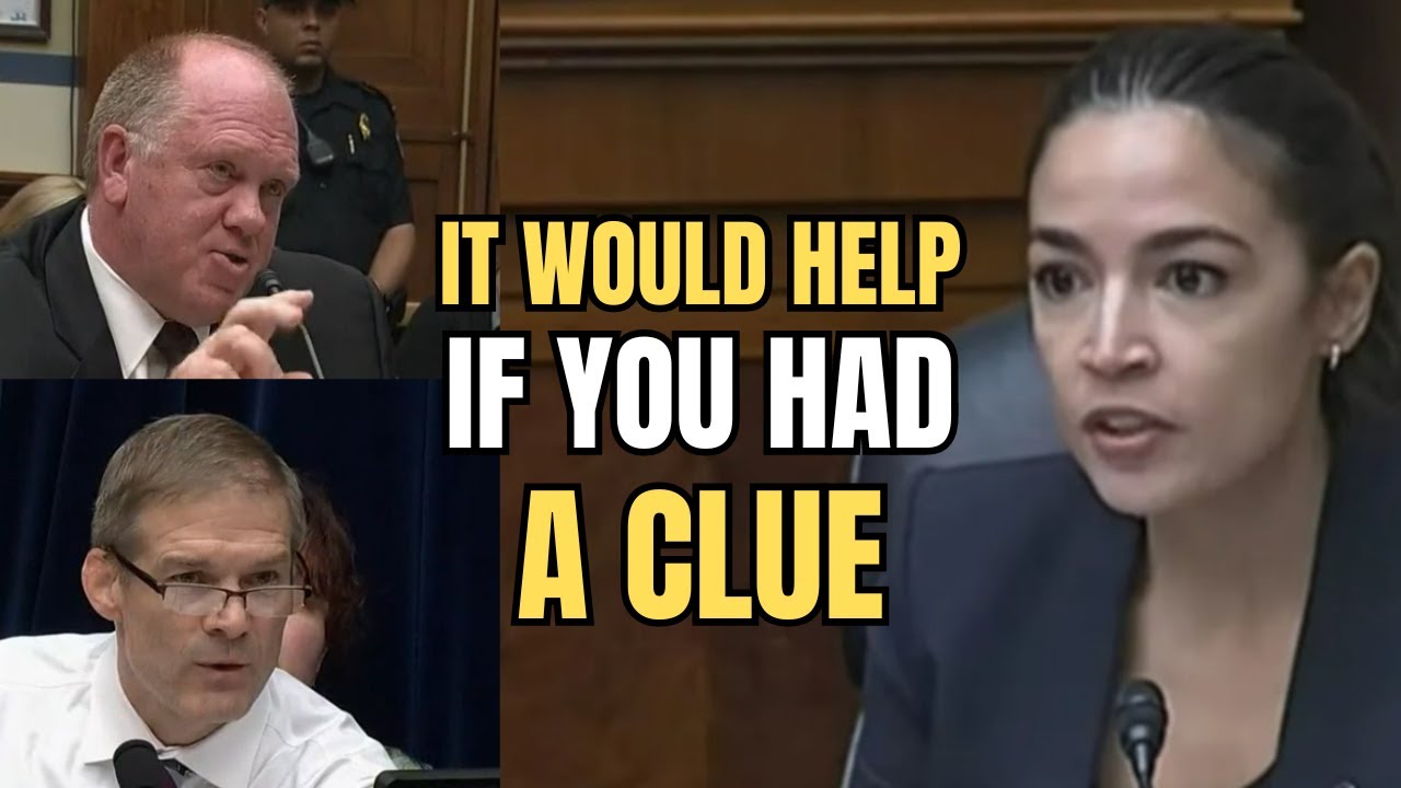 AOC Gets SCHOOLED by Tom Homan and Jim Jordan on Border Security and the LAW