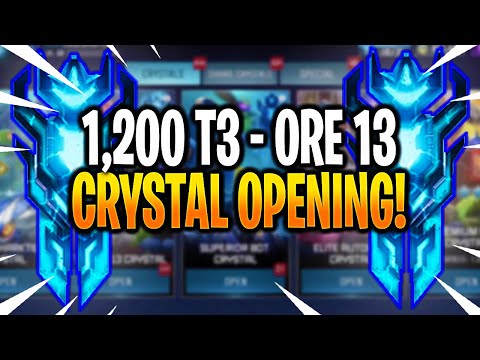 *NEW* 1,200 T3 ORE-13 CRYSTAL OPENING! - Transformers: Forged To Fight