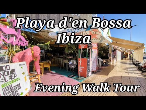 Golden Hour in Ibiza Playa d’en Bossa Street Vibes (2025 Walk)