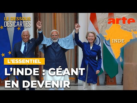 Inde : champion en devenir | L'Essentiel du Dessous des Cartes | ARTE