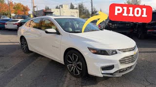 Chevy Malibu P1101 recall (TSB) and solutions