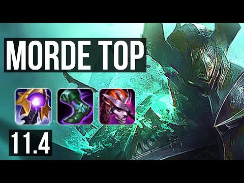 MORDEKAISER vs CAMILLE (TOP) | 7/1/4, Dominating, Rank 11 Morde | KR Challenger | v11.4