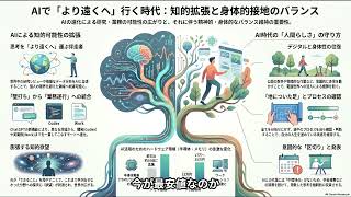 AI活用の知的拡張と身体性