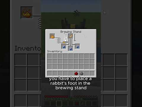 How to Make a LEAPING POTION in Minecraft #shorts #potion #minecraft #tutorial #potions
