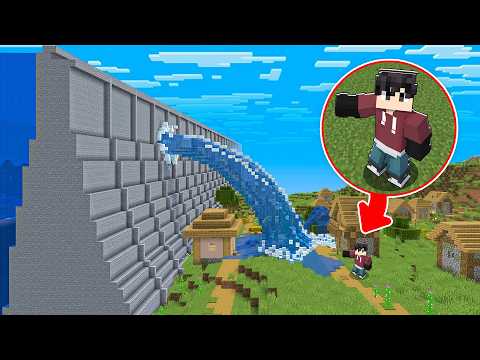 I FLOODED The ENTIRE World In Minecraft! (tagalog)