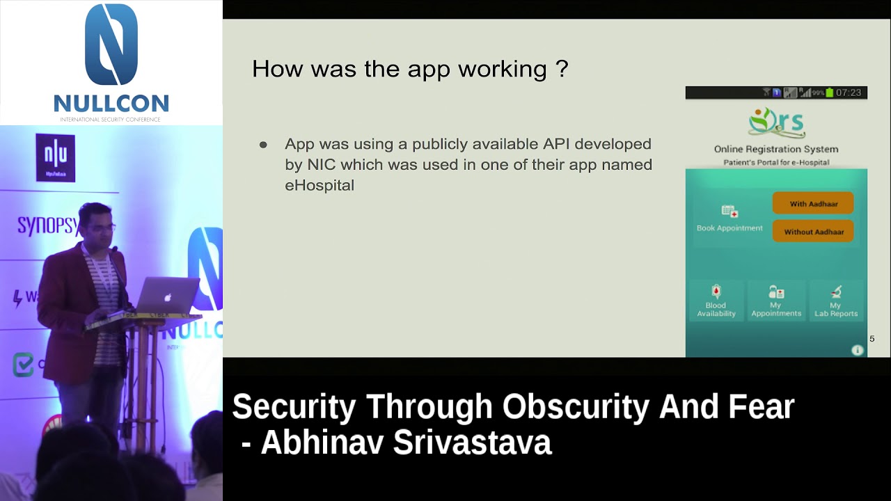 Nullcon Goa 2018:- Security Through Obscurity and Fear