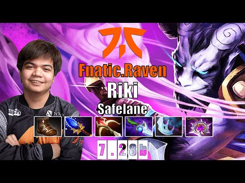 Riki Safelane | Fnatic.Raven | THE RIGHT WAY TO PLAY RIKI | 7.28b Gameplay Highlights