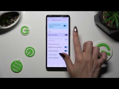 How to Enter & Configure Vibration Settings on a SONY Xperia 10 V