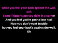 Alan Parsons Project - Back Against The Wall KARAOKE