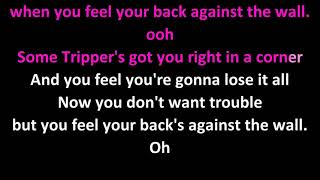 Alan Parsons Project - Back Against The Wall KARAOKE