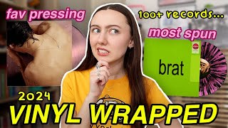 MY VINYL WRAPPED 2024! (fav pressings, ISOs, total collected, + MORE)