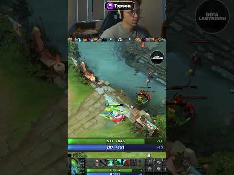 TOPSON ABUSING HP ON MORPHLING AGAIN IN DOTA 2 #dota2 #gamer #gaming #outplay #twitch