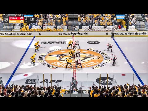 Nashville Predators vs Washington Capitals 1/11/2026 NHL 26 Gameplay
