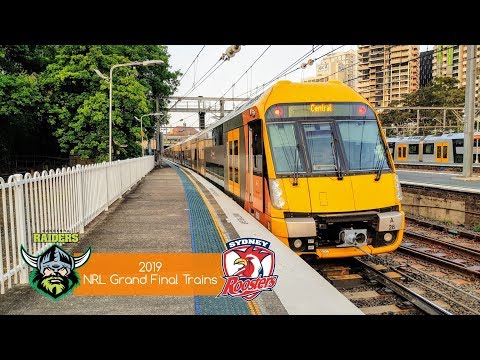 Sydney Trains Vlog 1614: 2019 NRL Grand Final Trains